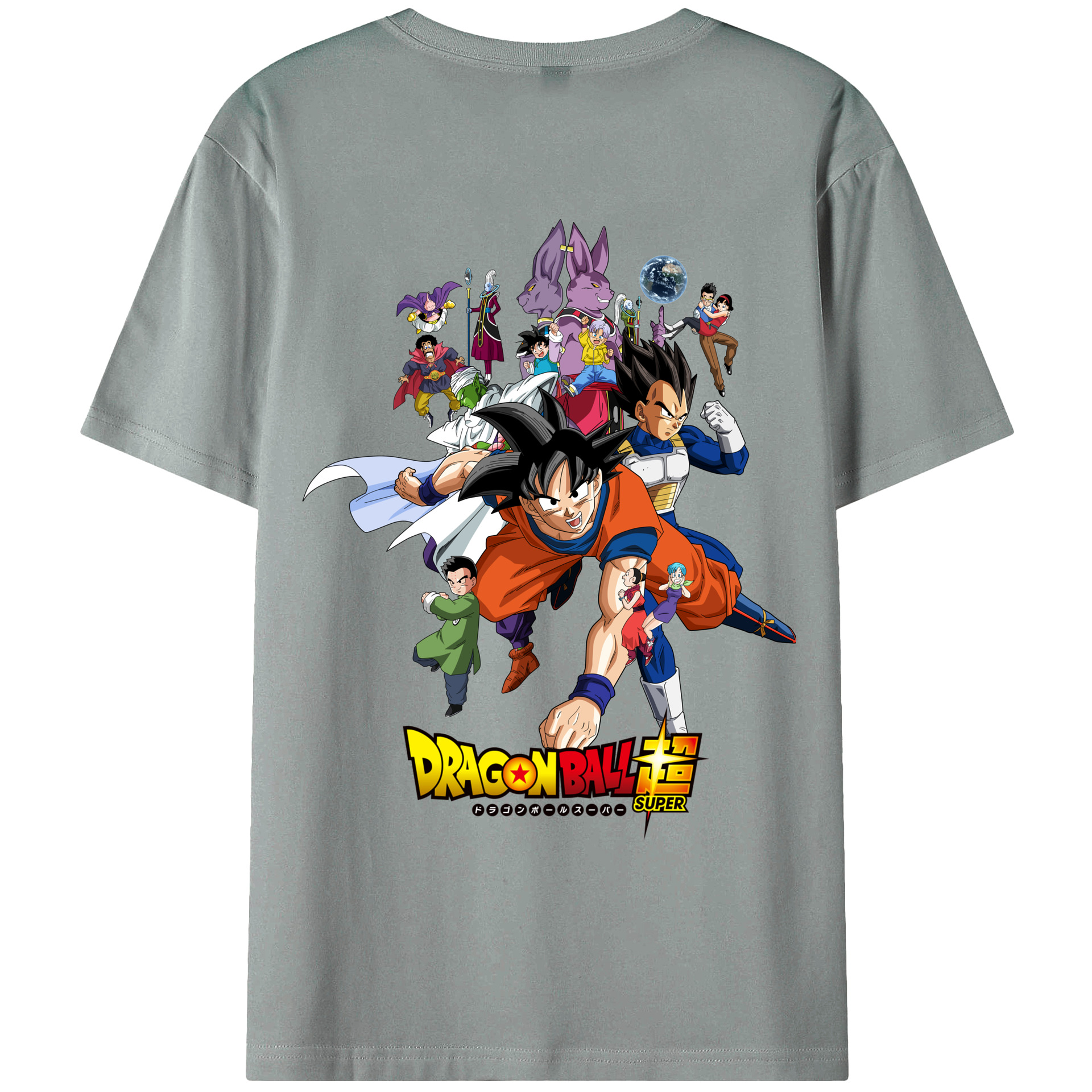（画像用） ドラゴンボール DRAGON BALL 綿100％ メンズ半袖Tシャツ（バックプリント） 通気性